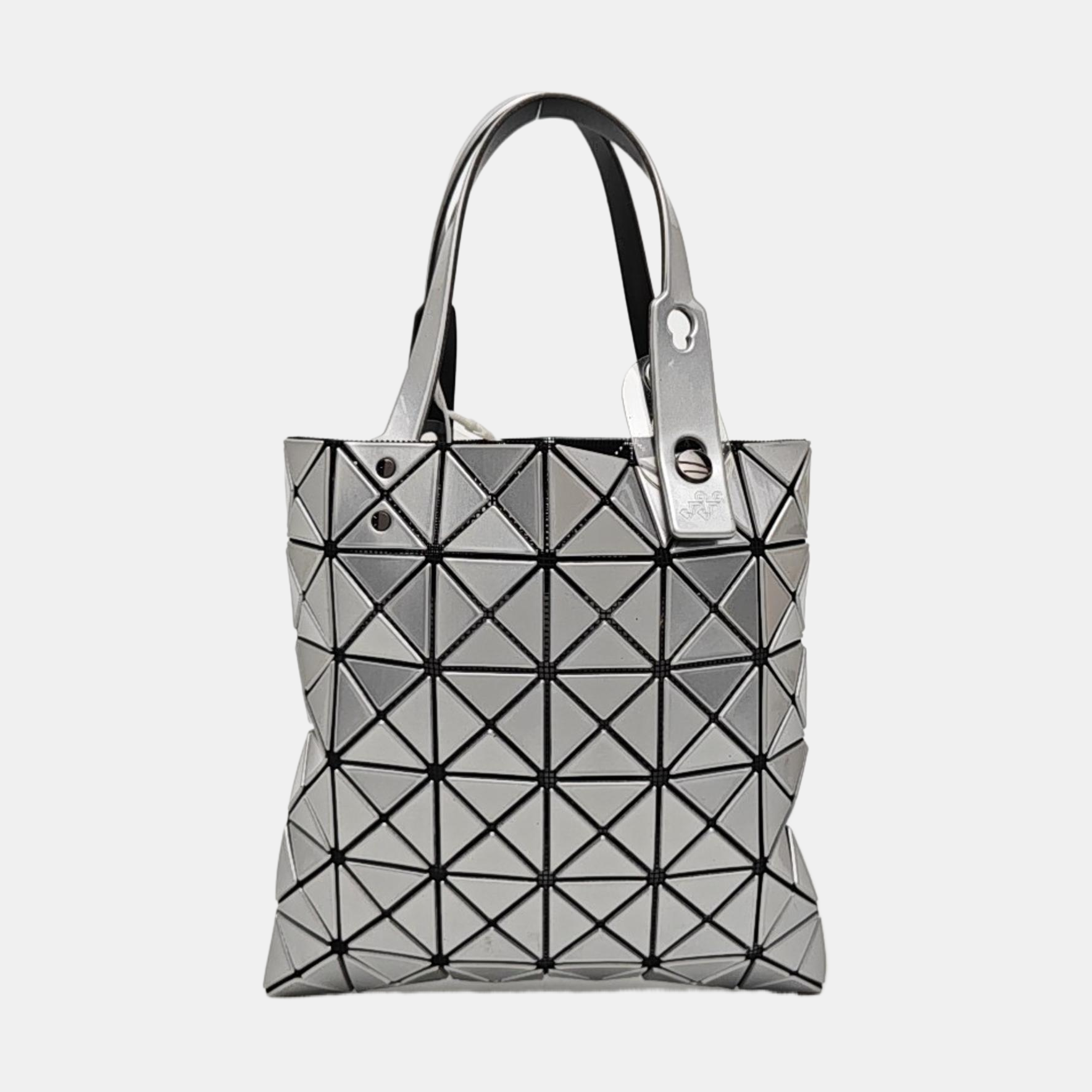 Special Material Tote Bag Mini Silver
