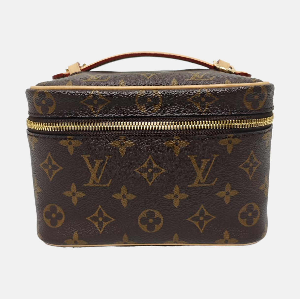 NICE Mini Monogram Coated Canvas Brown