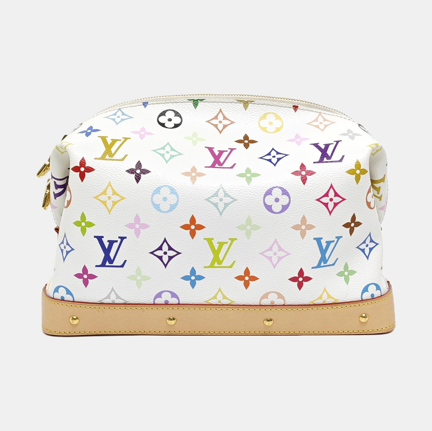 Monogram Coated Canvas Extra Large White