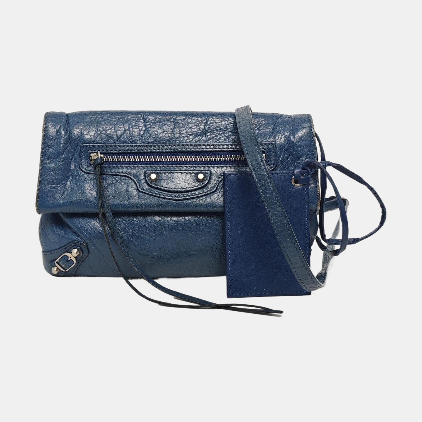 Authenticated pre-owned  Classic City Lambskin Blue - Crossbody Bag at Looply