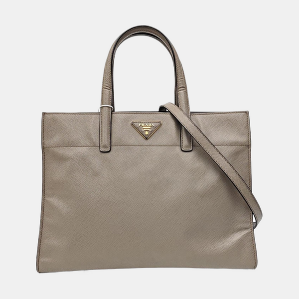 Esplanade Saffiano Calfskin Gray