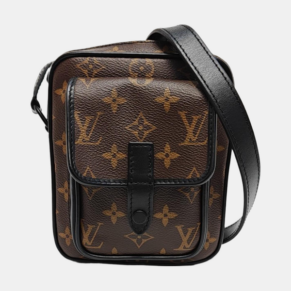 CHRISTOPHER Monogram Coated Canvas Brown
