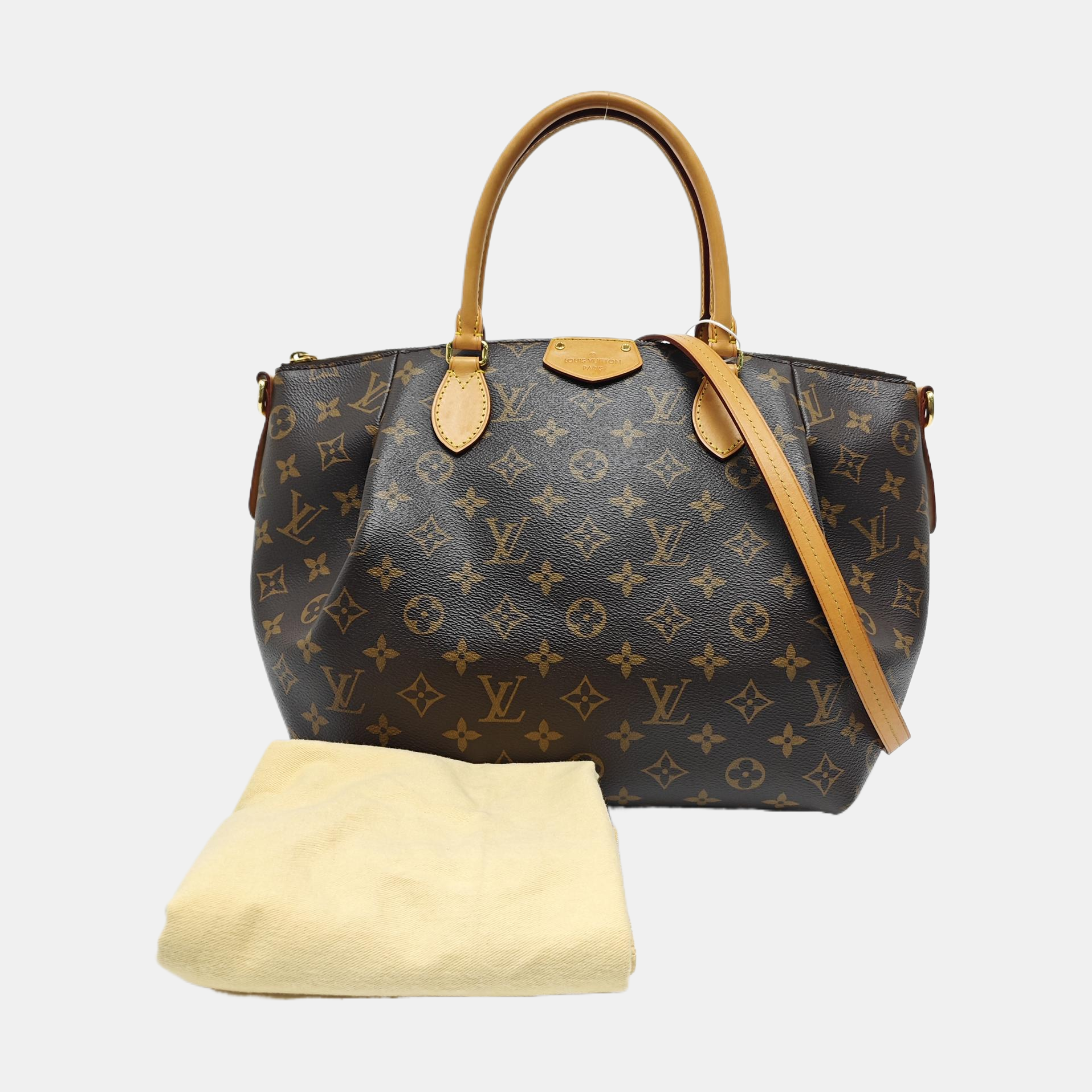 TURENNE PM Monogram Coated Canvas Brown