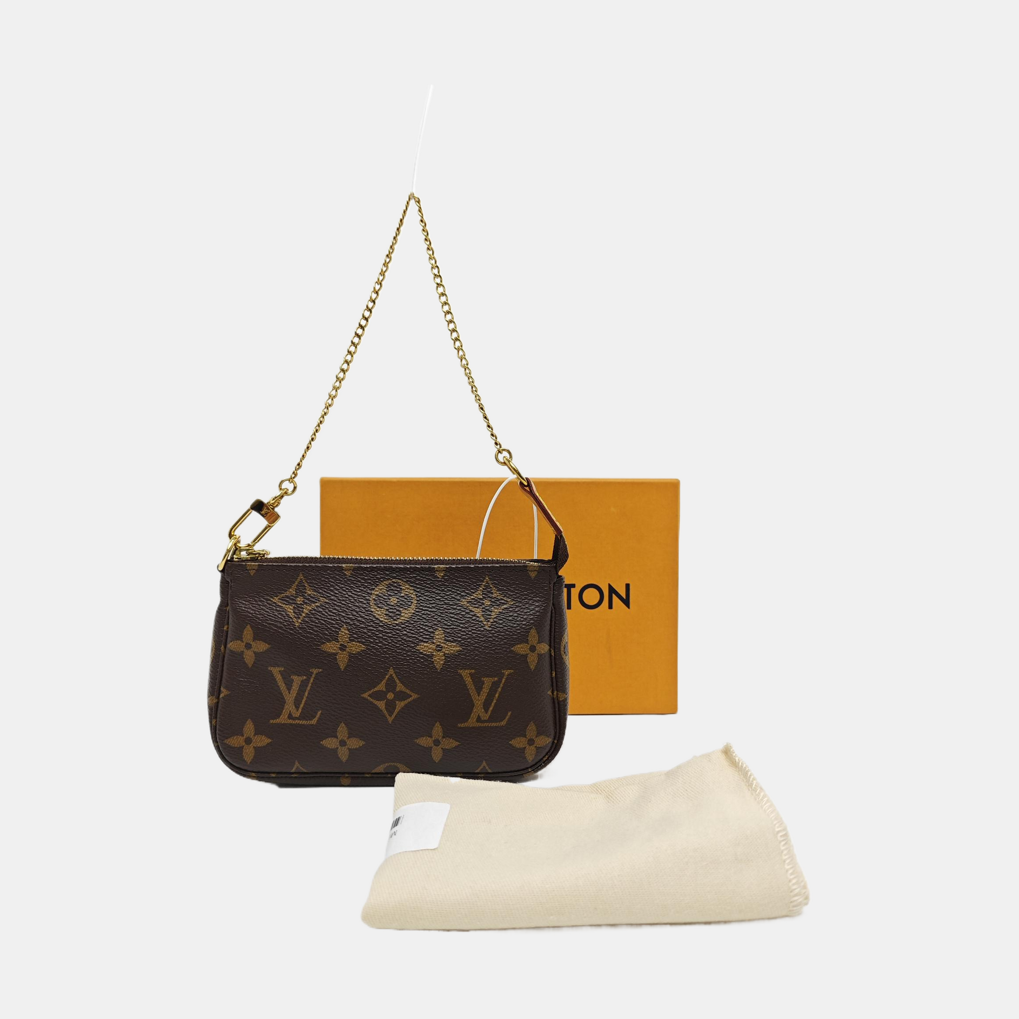 ACCESSOIRES Mini Monogram Coated Canvas Brown