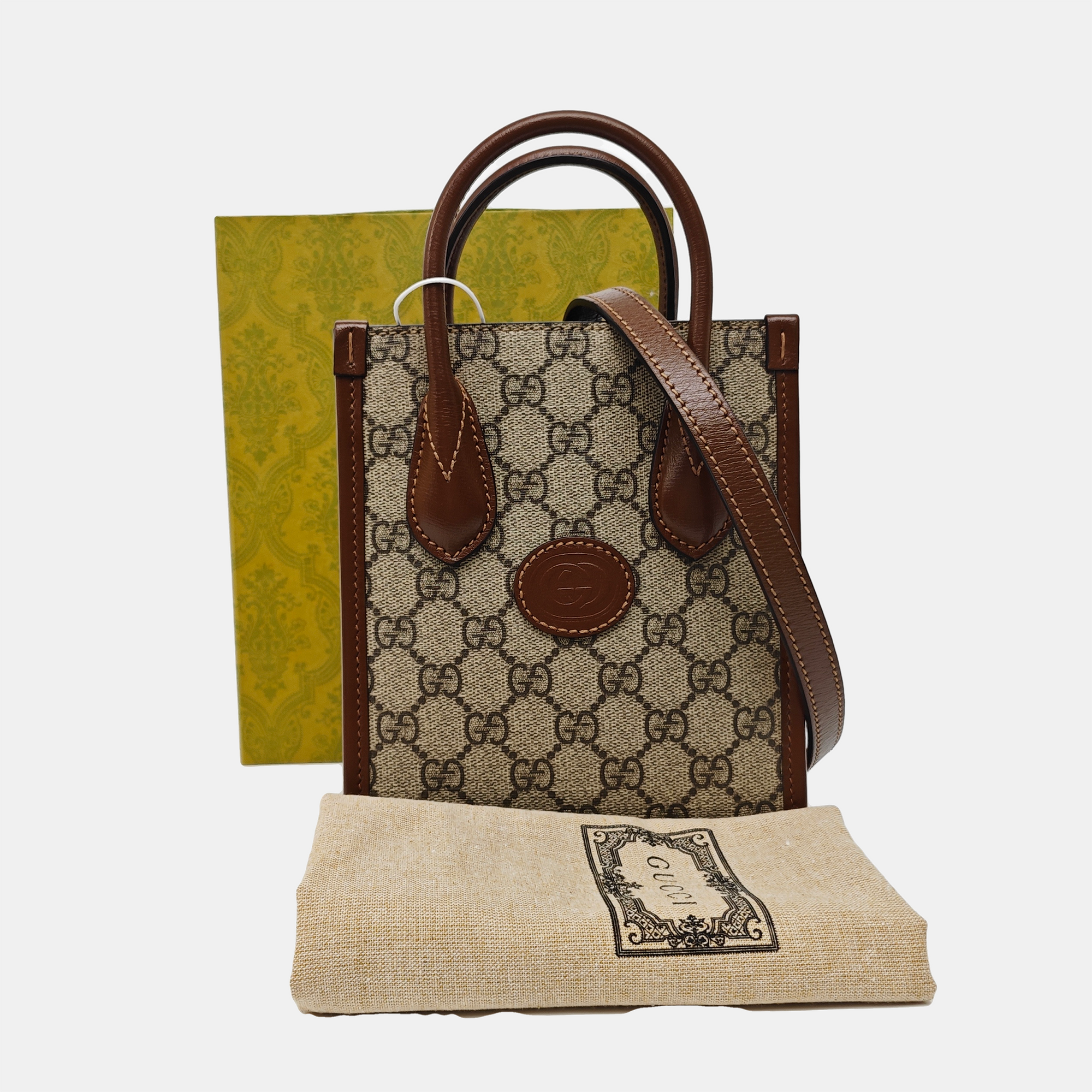 Retro Mini Monogram Coated Canvas Beige