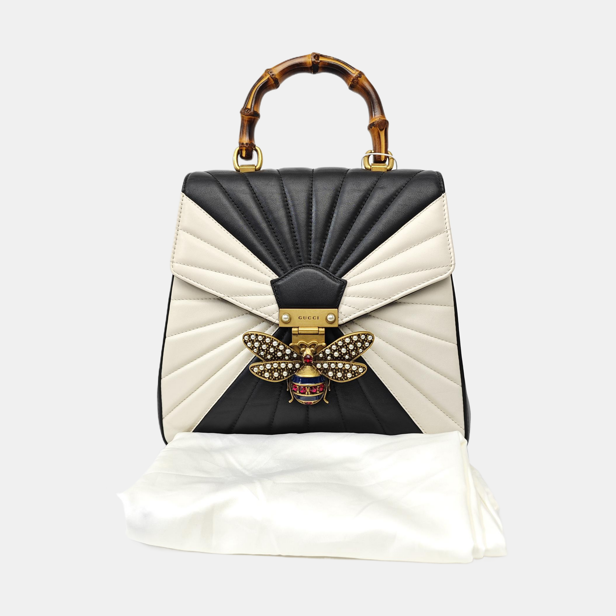 Queen Margaret Quilted Calfskin Multicolor