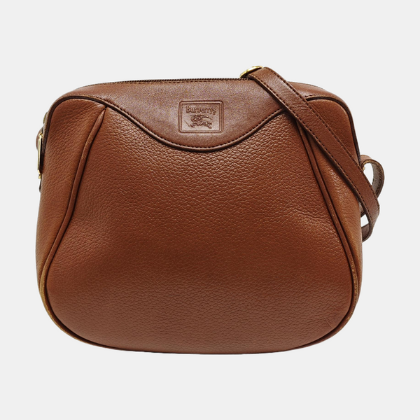 Calfskin Crossbody Bag Brown