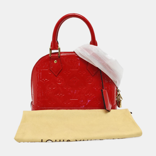 ALMA BB Monogram Charol Rojo