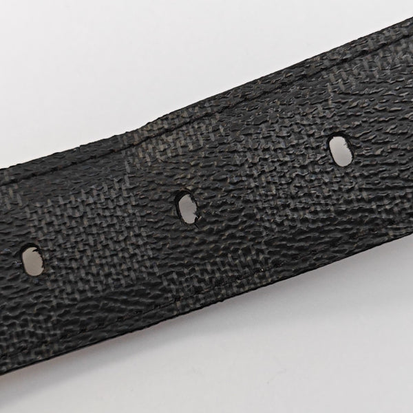 Coated Canvas Belt Black