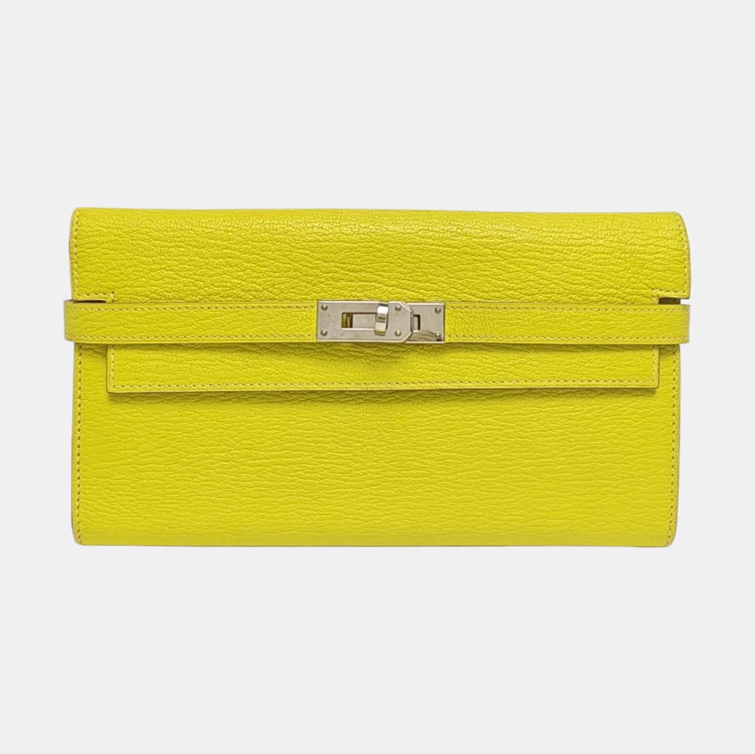 Kelly 19 Chèvre Mysore Yellow Wallet