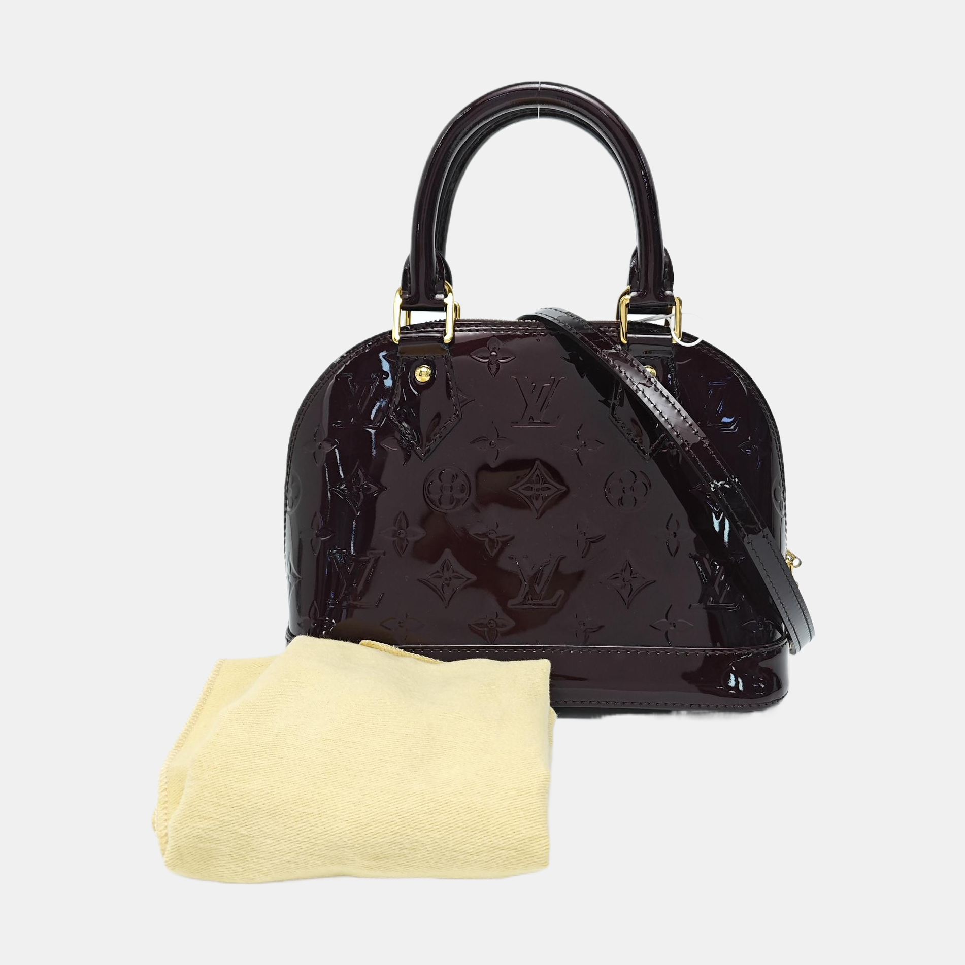 ALMA BB Monogram Calfskin Red