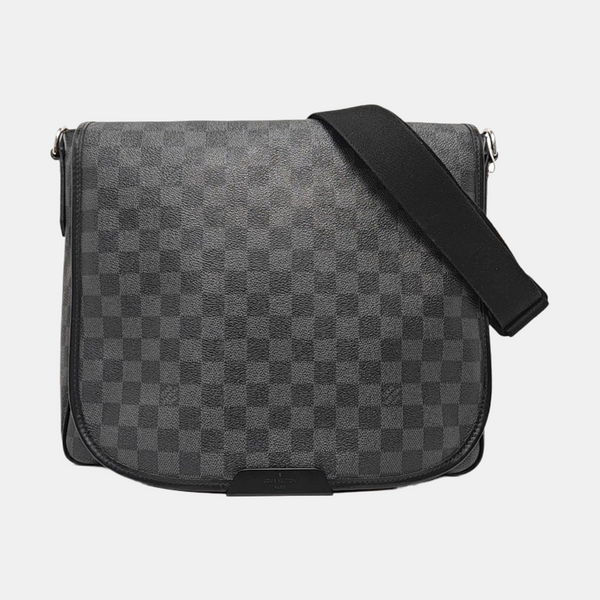 DANIEL MM Damier Graphite Coated Canvas Gray