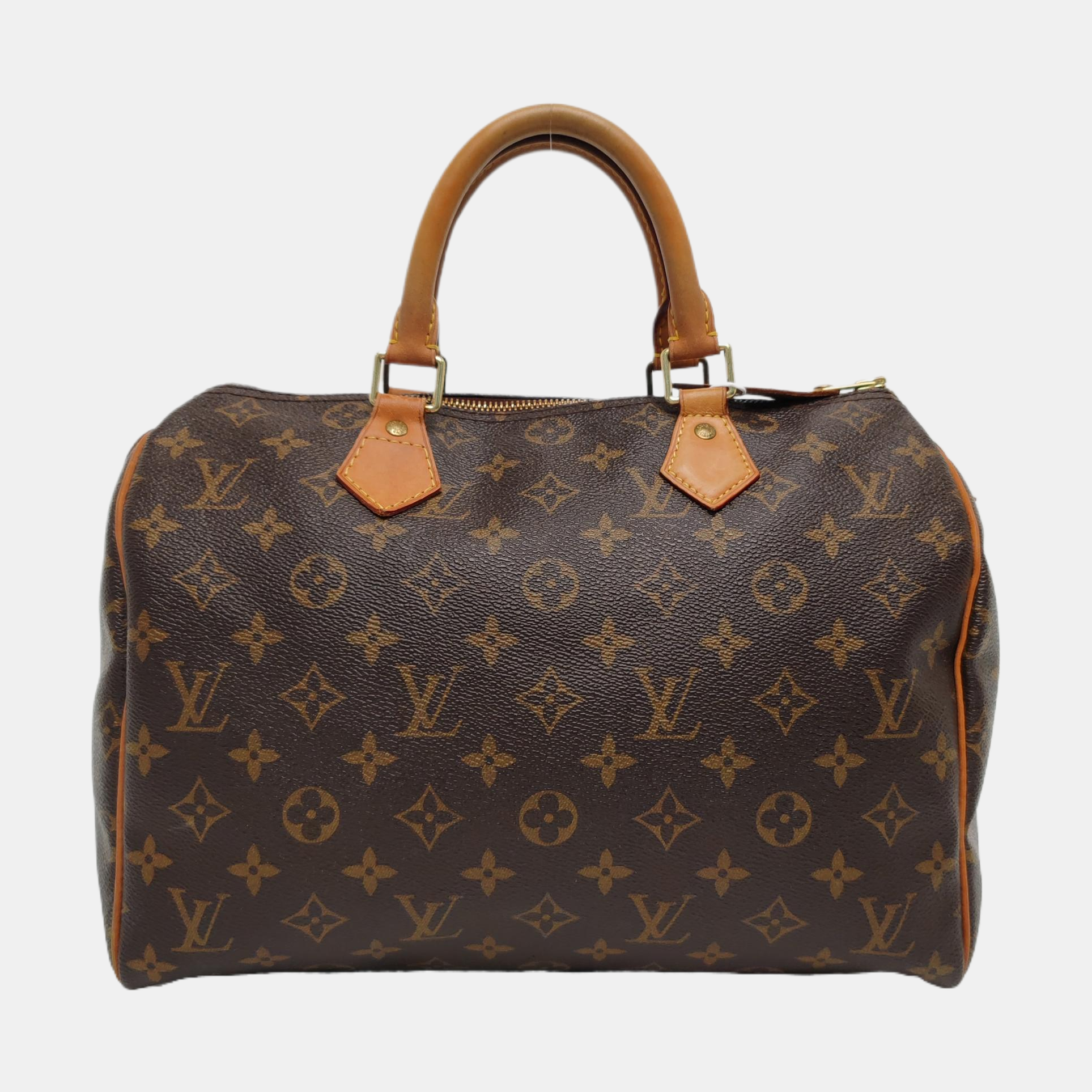 SPEEDY 30 Monogram Coated Canvas Brown
