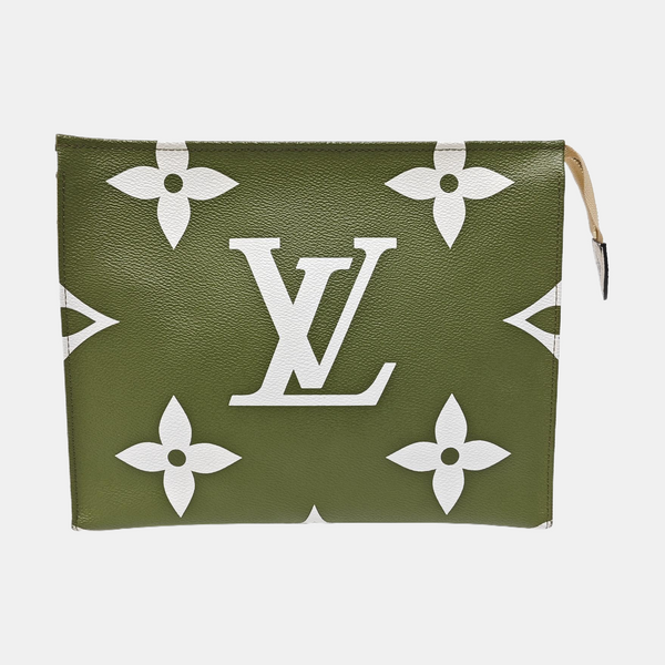 TOILET POCKET 26 Monogram Coated Canvas Multicolor