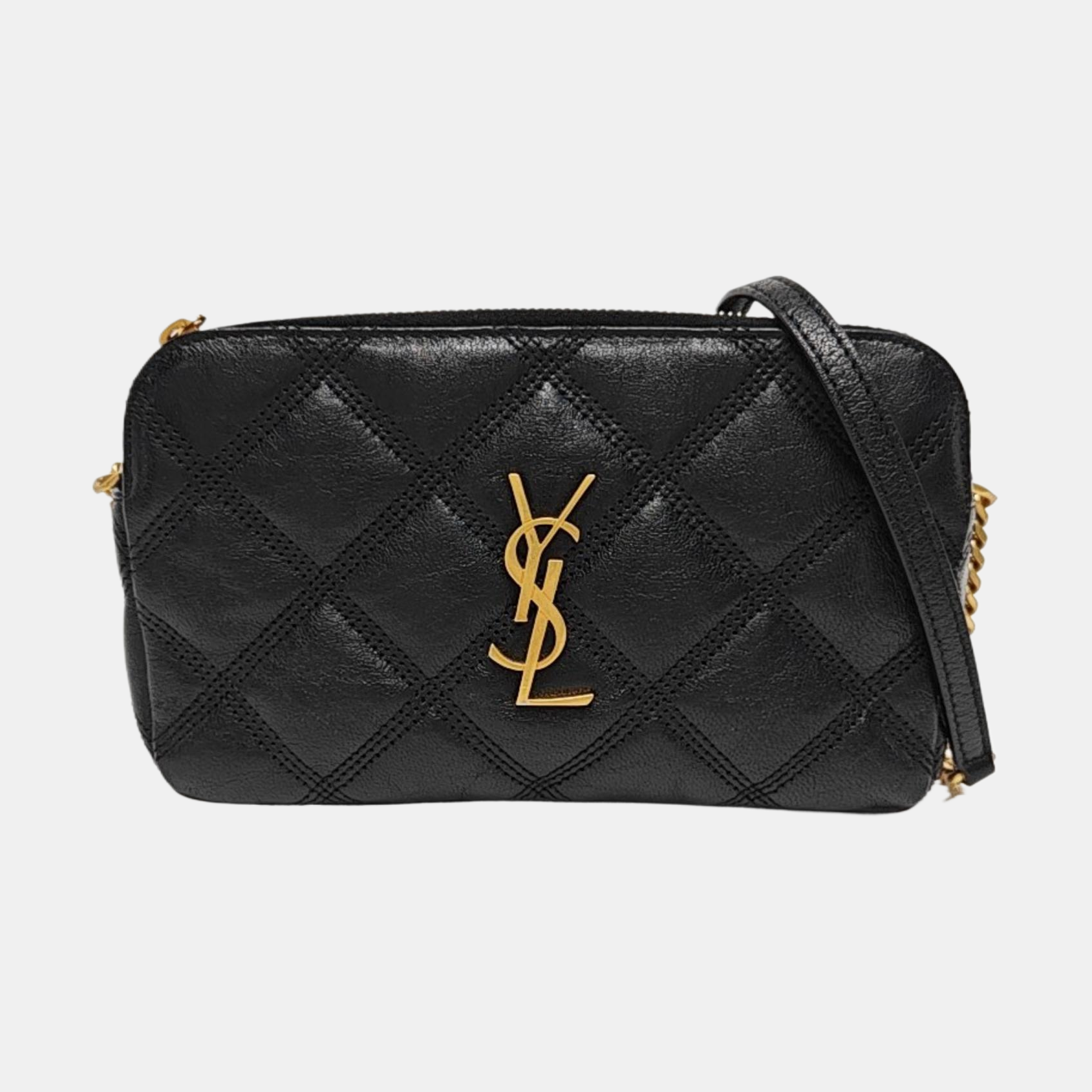 BECKY Quilted Calfskin Black