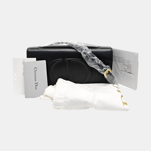 Calfskin Shoulder Bag Black
