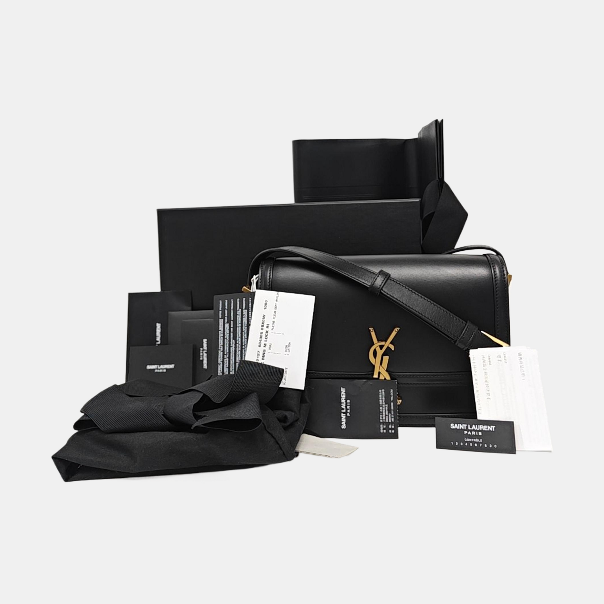 SOLFERINO Medium Calfskin Black