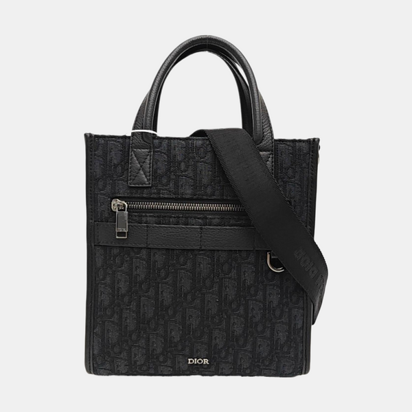 Safari Oblique Canvas Black