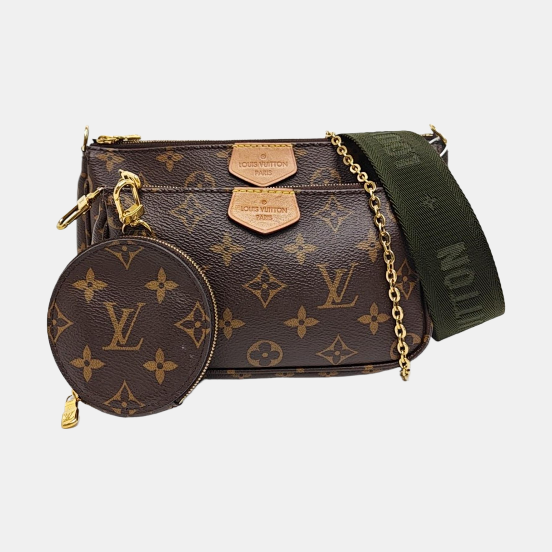 MULTI Monogram Coated Canvas Brown