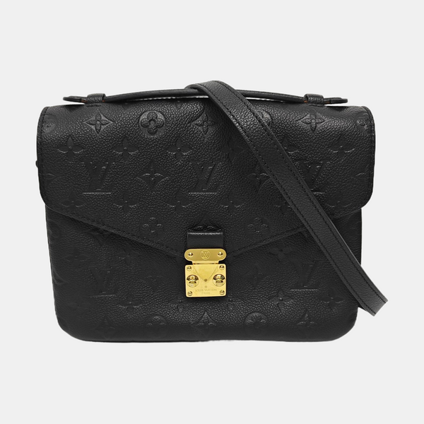 MÉTIS MM Monogram Calfskin Black