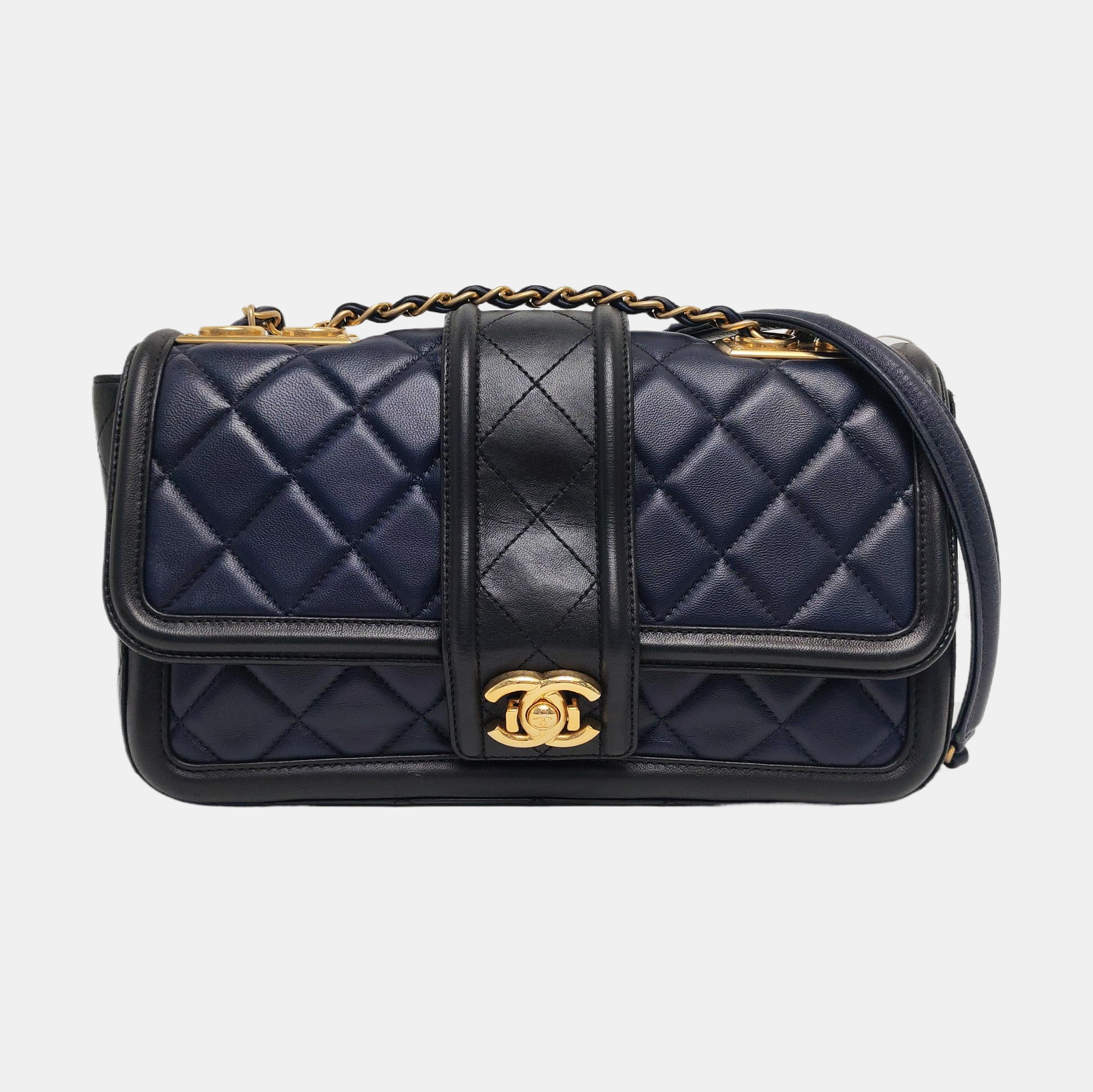 Quilted Lambskin Blue