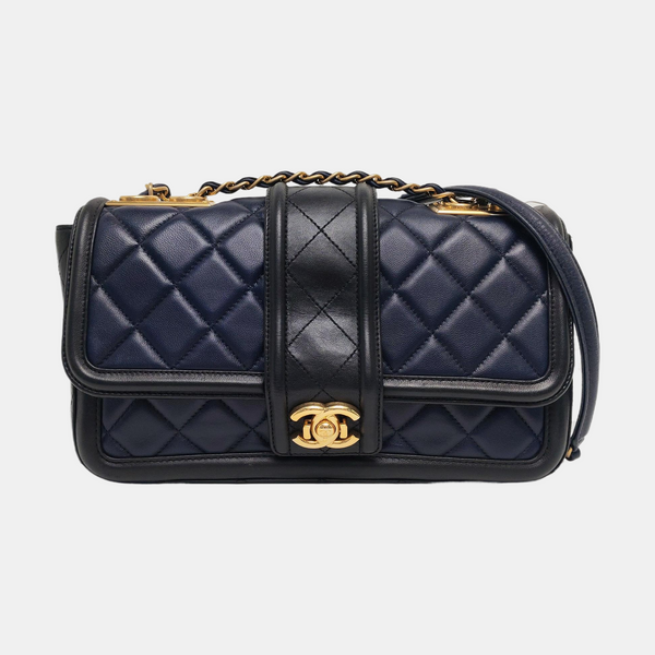 Quilted Lambskin Blue