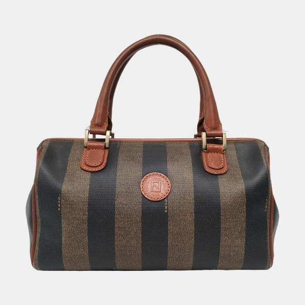 Pequin Coated Canvas Brown