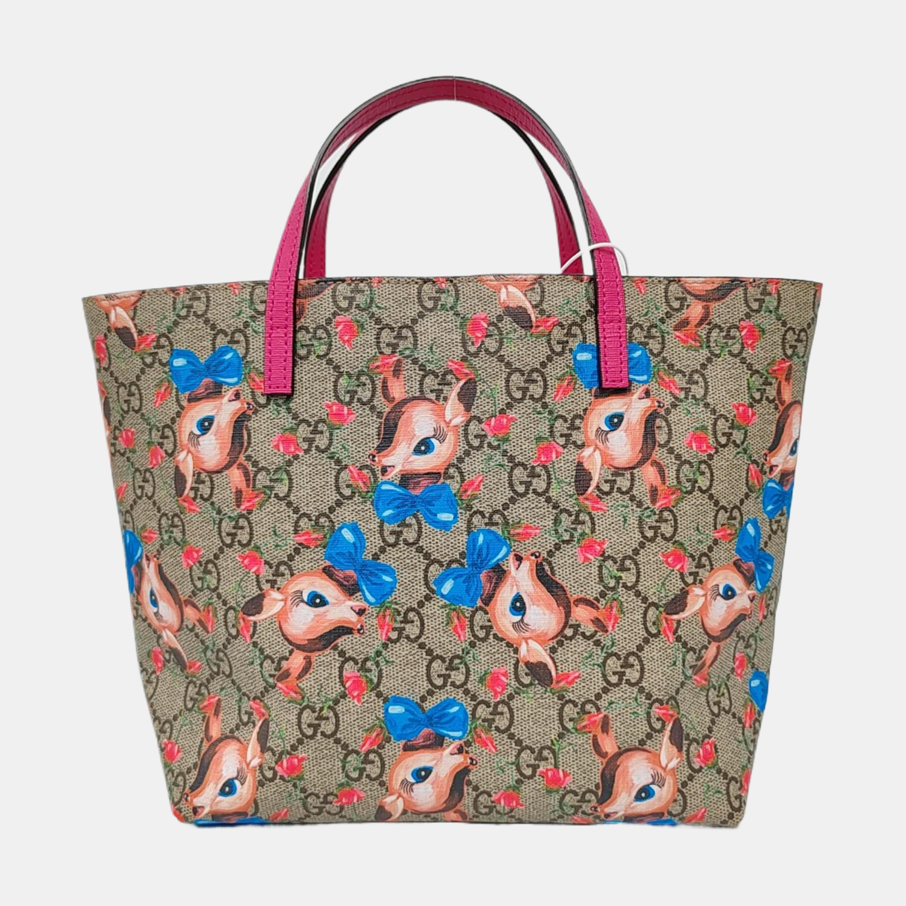 Children’s GG Bucket Monogram Coated Canvas Beige