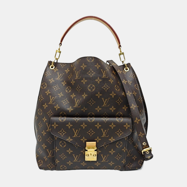 MÉTIS Monogram Coated Canvas Brown