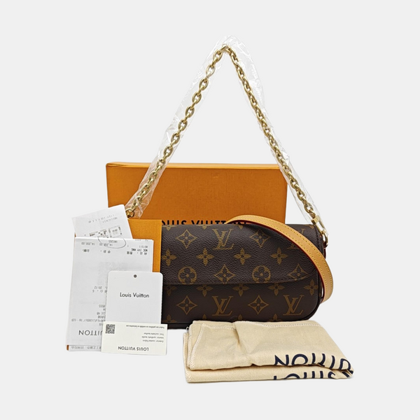 IVY Monogram Coated Canvas Brown