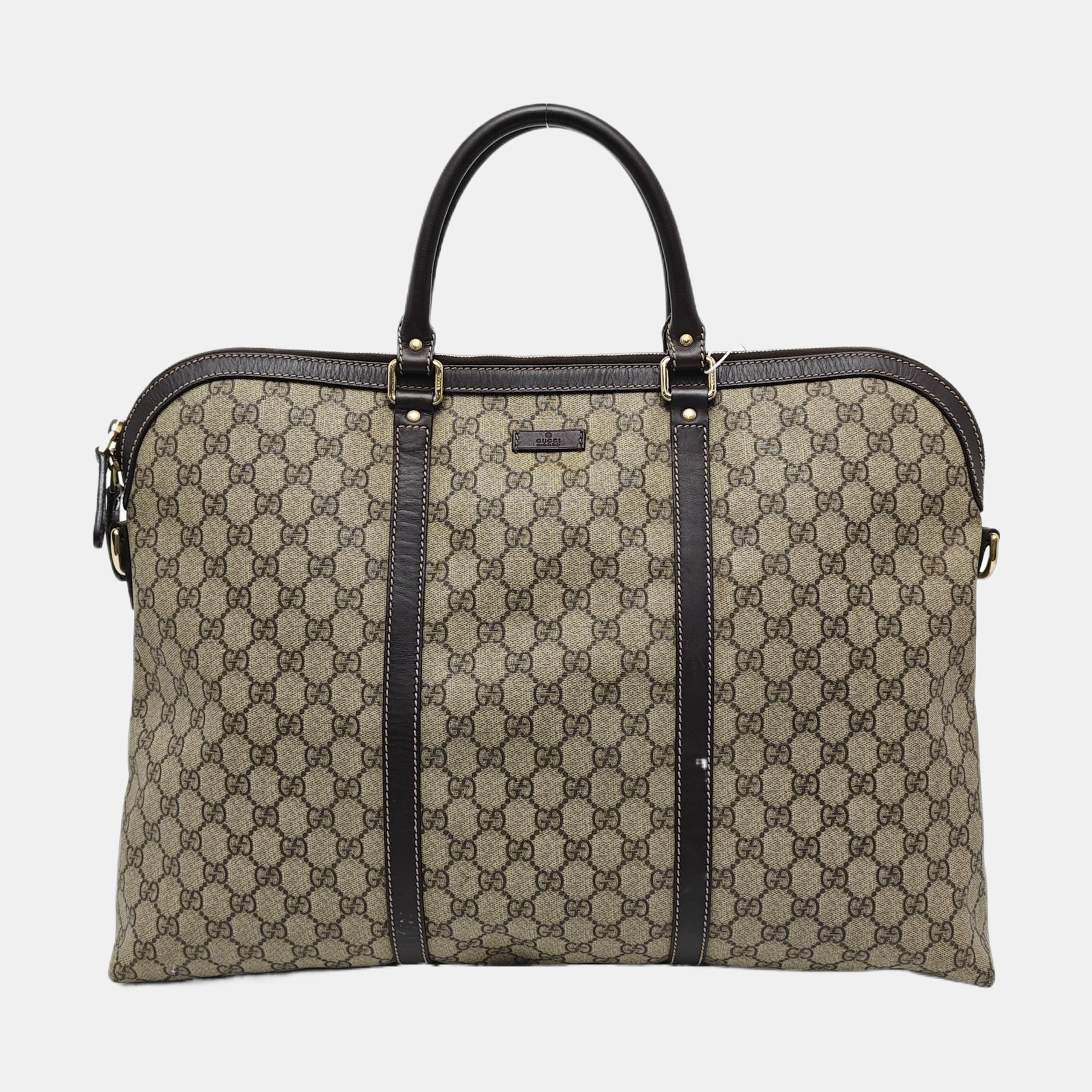 Duffle Monogram Coated Canvas Beige