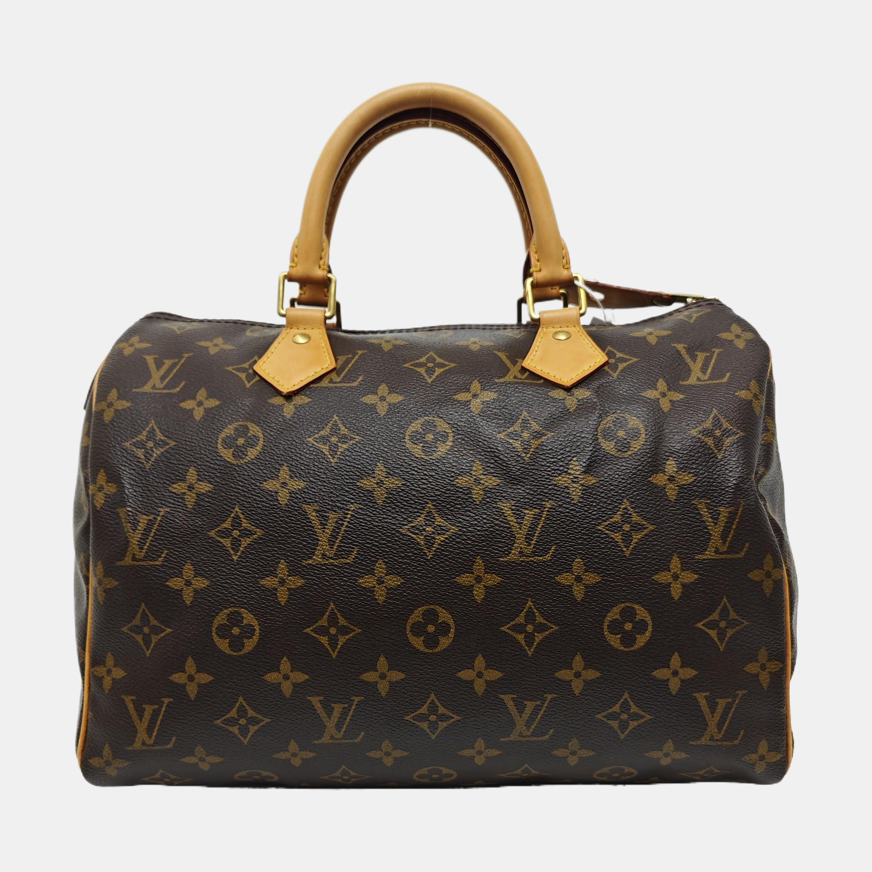 SPEEDY 30 Monogram Coated Canvas Brown