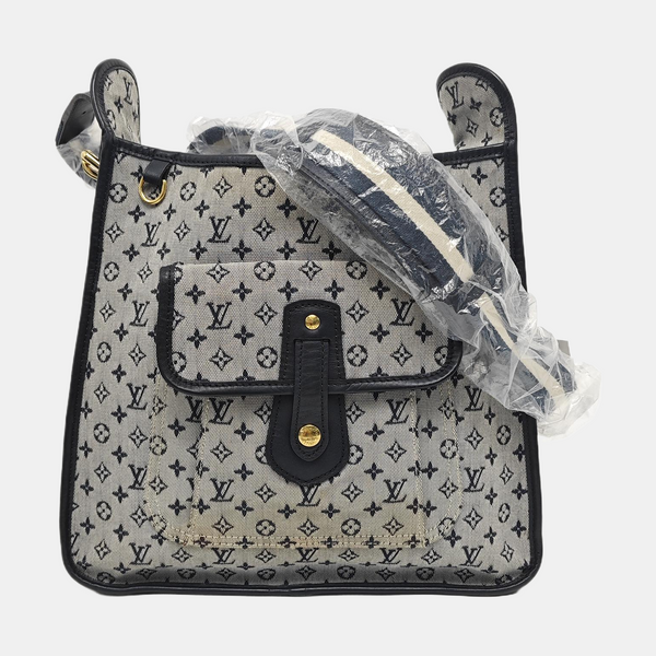 MARY KATE Monogram Canvas Gray