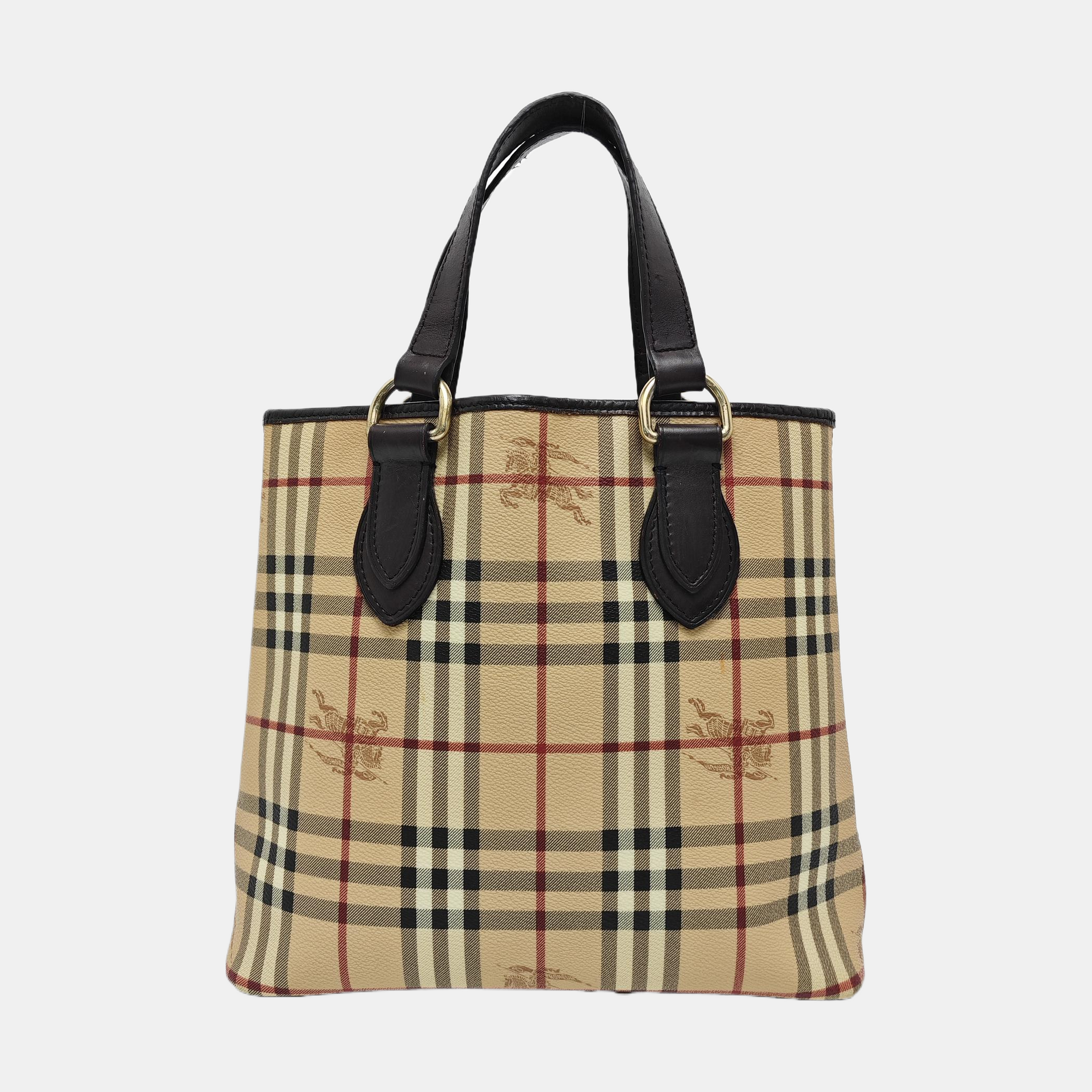 Coated Canvas Tote Bag Multicolor