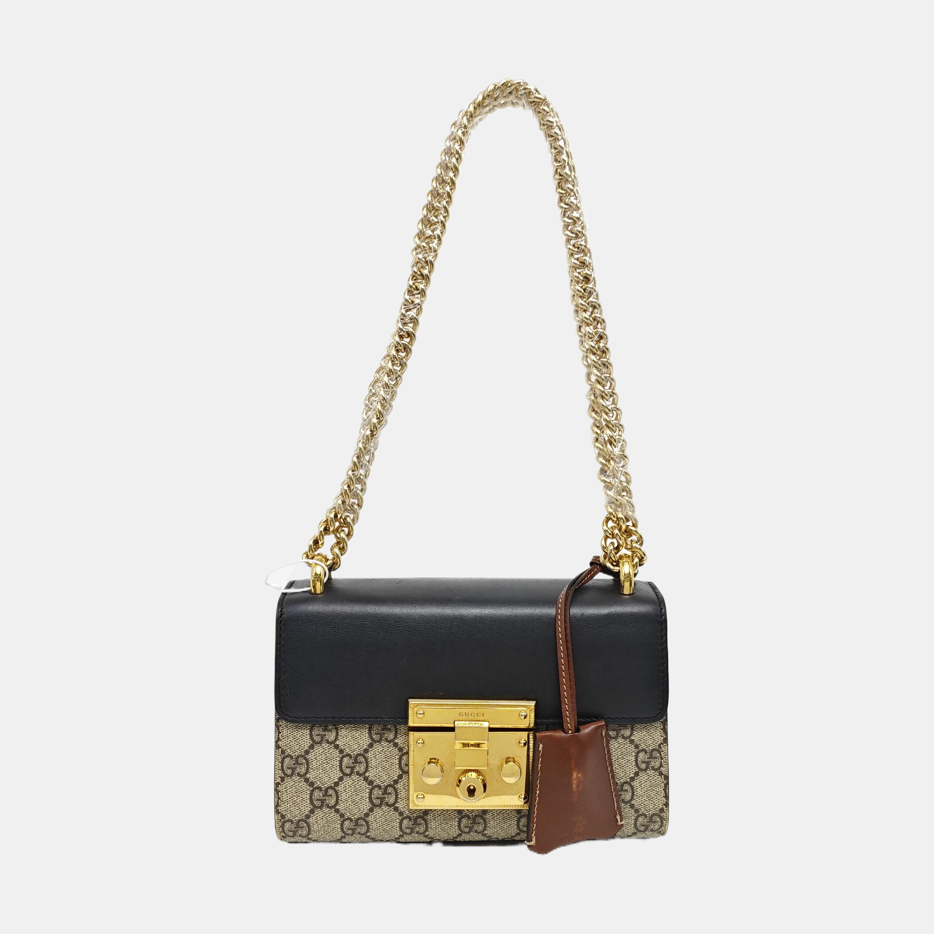 Padlock Small Monogram Coated Canvas Multicolor