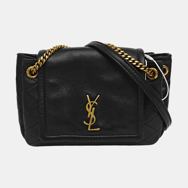 NOLITA Mini Quilted Lambskin Black