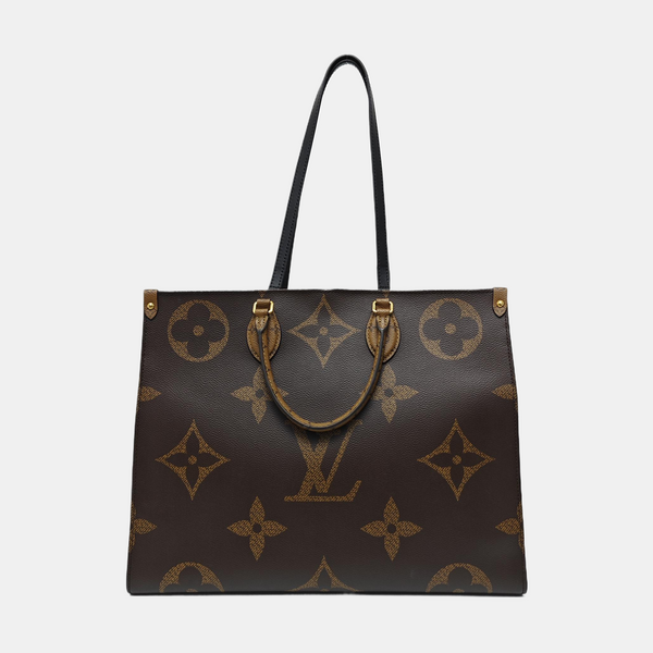 ONTHEGO GM Monogram Coated Canvas Brown