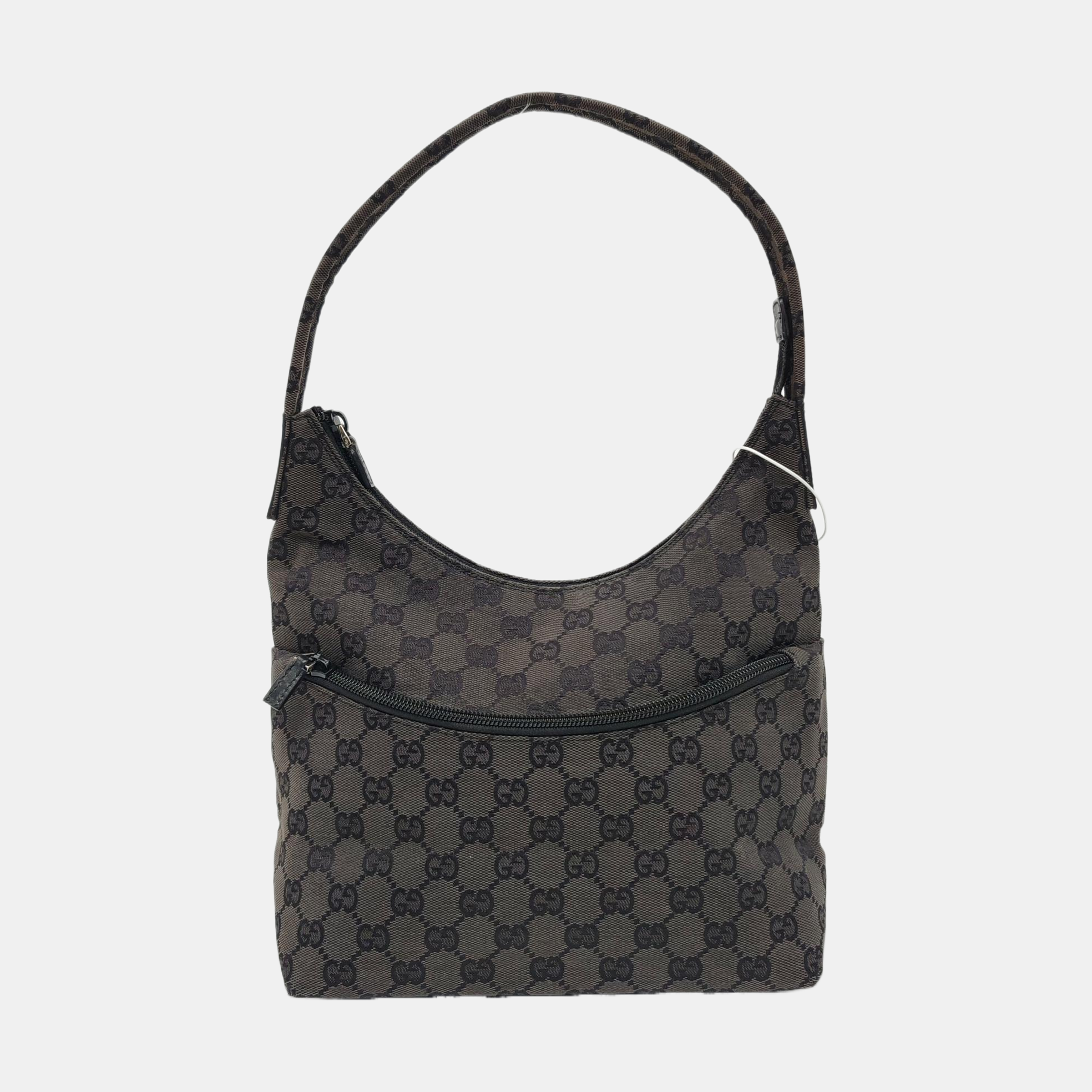 Monogram Canvas Top Handle Bag Black
