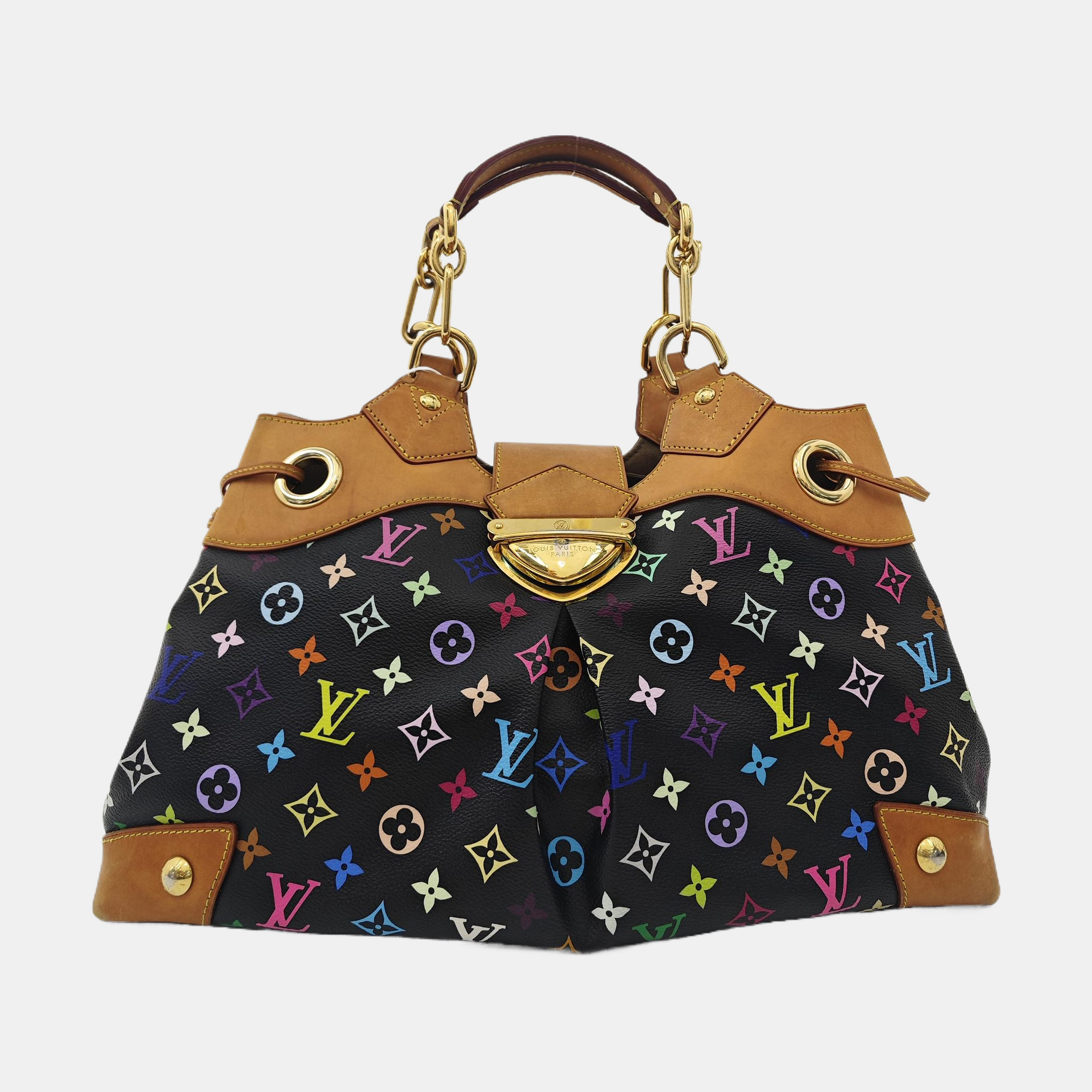 LV × TM URSULA Monogram Coated Canvas Black