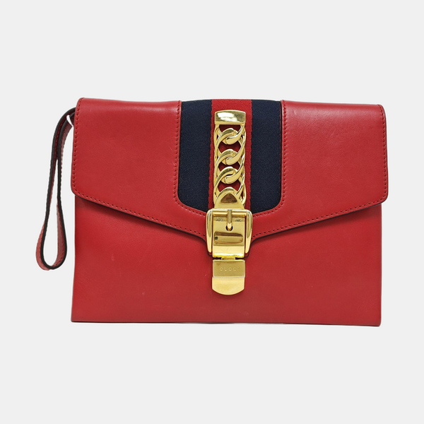Sylvie Small Calfskin Red