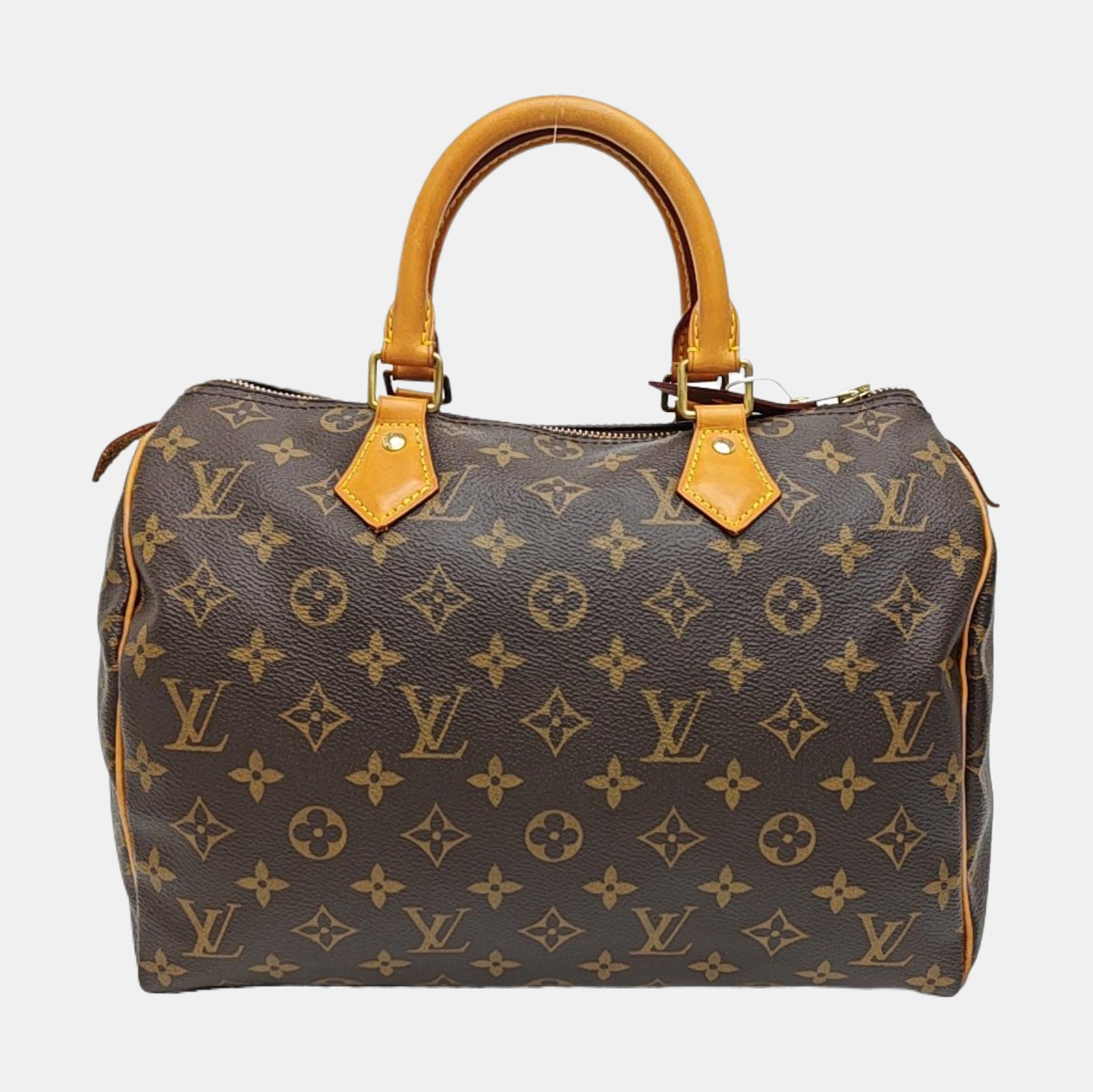 SPEEDY 30 Monogram Coated Canvas Brown