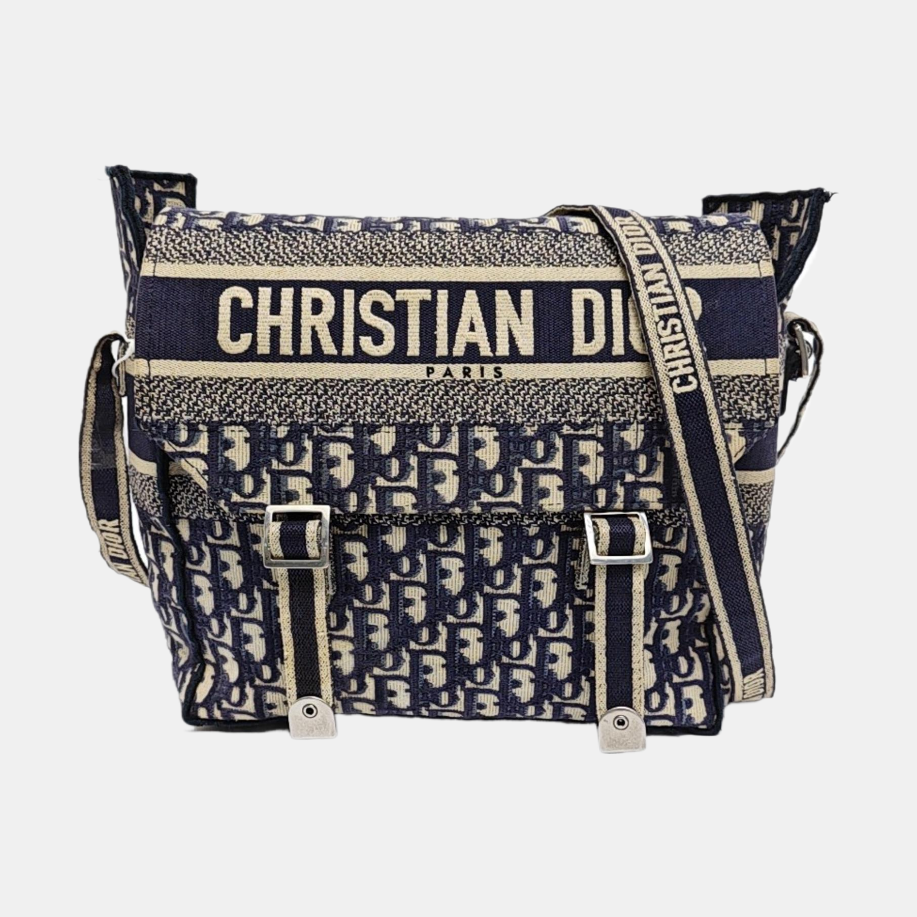 Diorcamp Large Oblique Canvas Blue