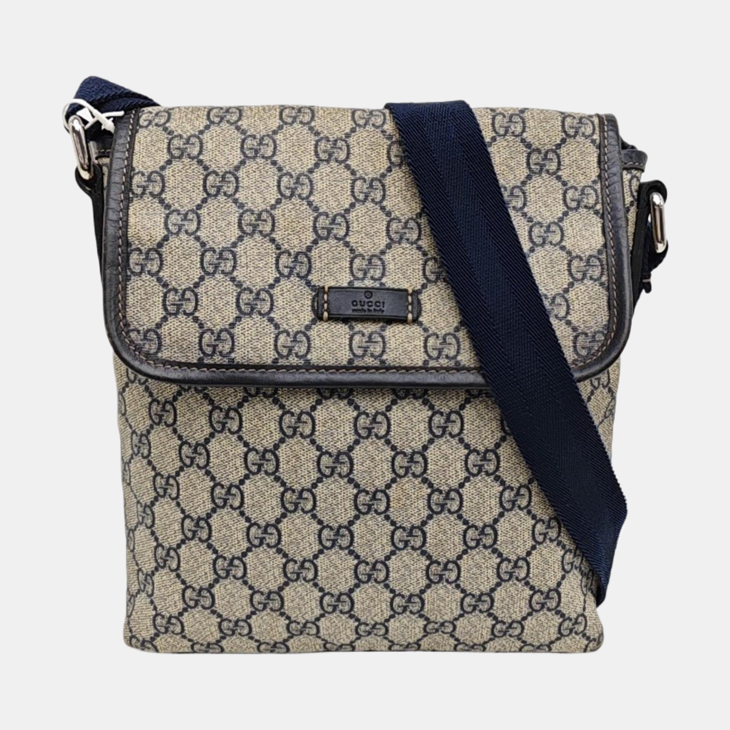Monogram Coated Canvas Shoulder Bag Beige