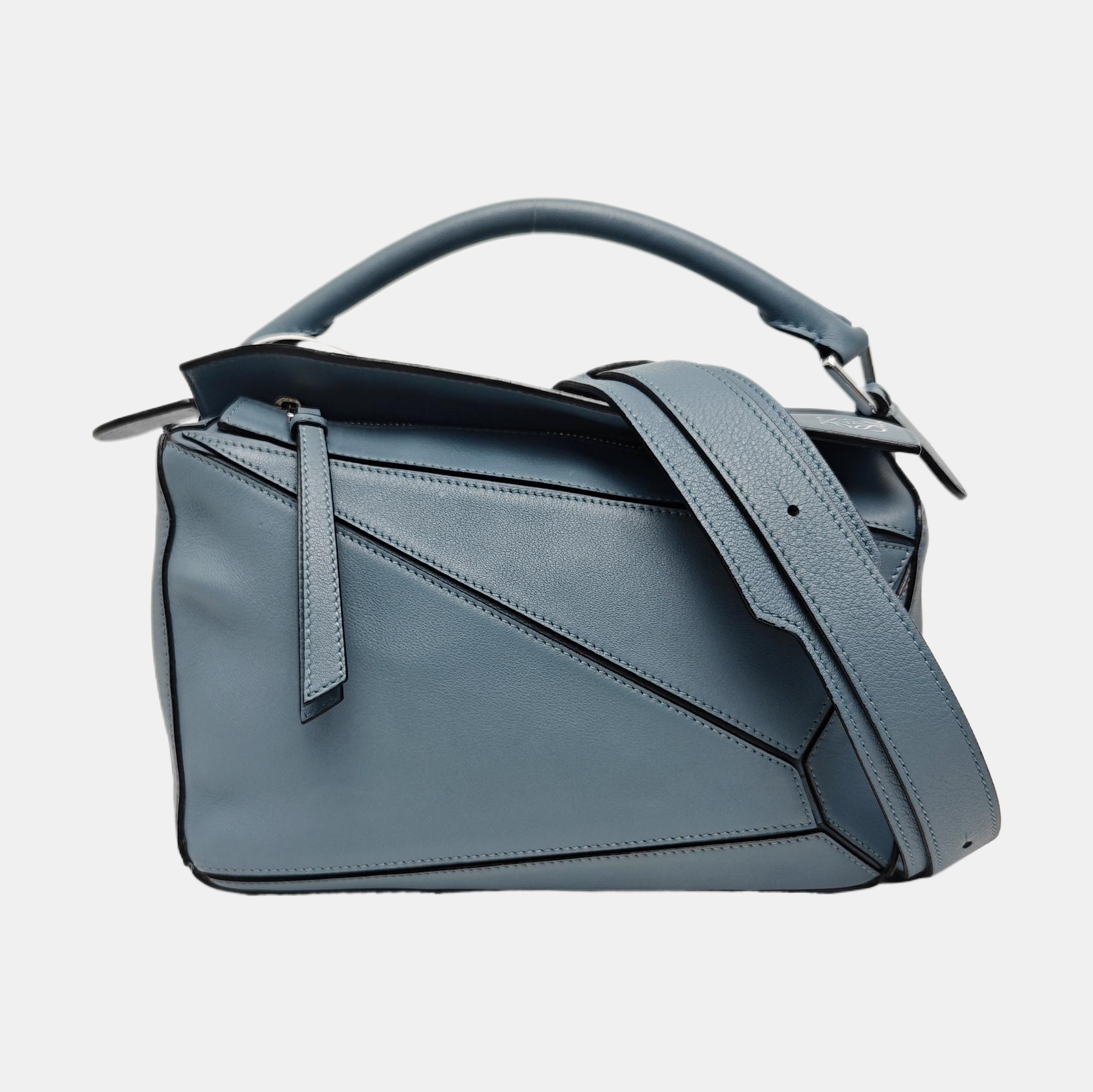 Puzzle Small Calfskin Blue