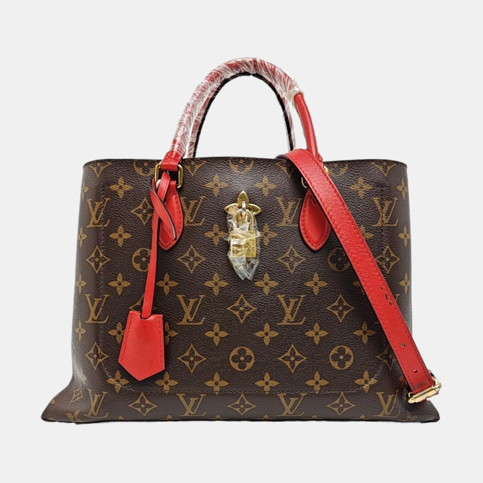 FLOWER Monogram Coated Canvas Brown