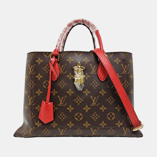 FLOWER Monogram Coated Canvas Brown