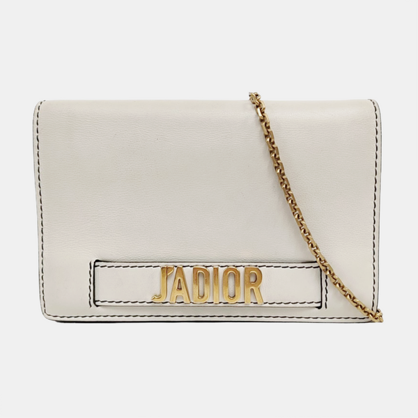 J'adior Calfskin White