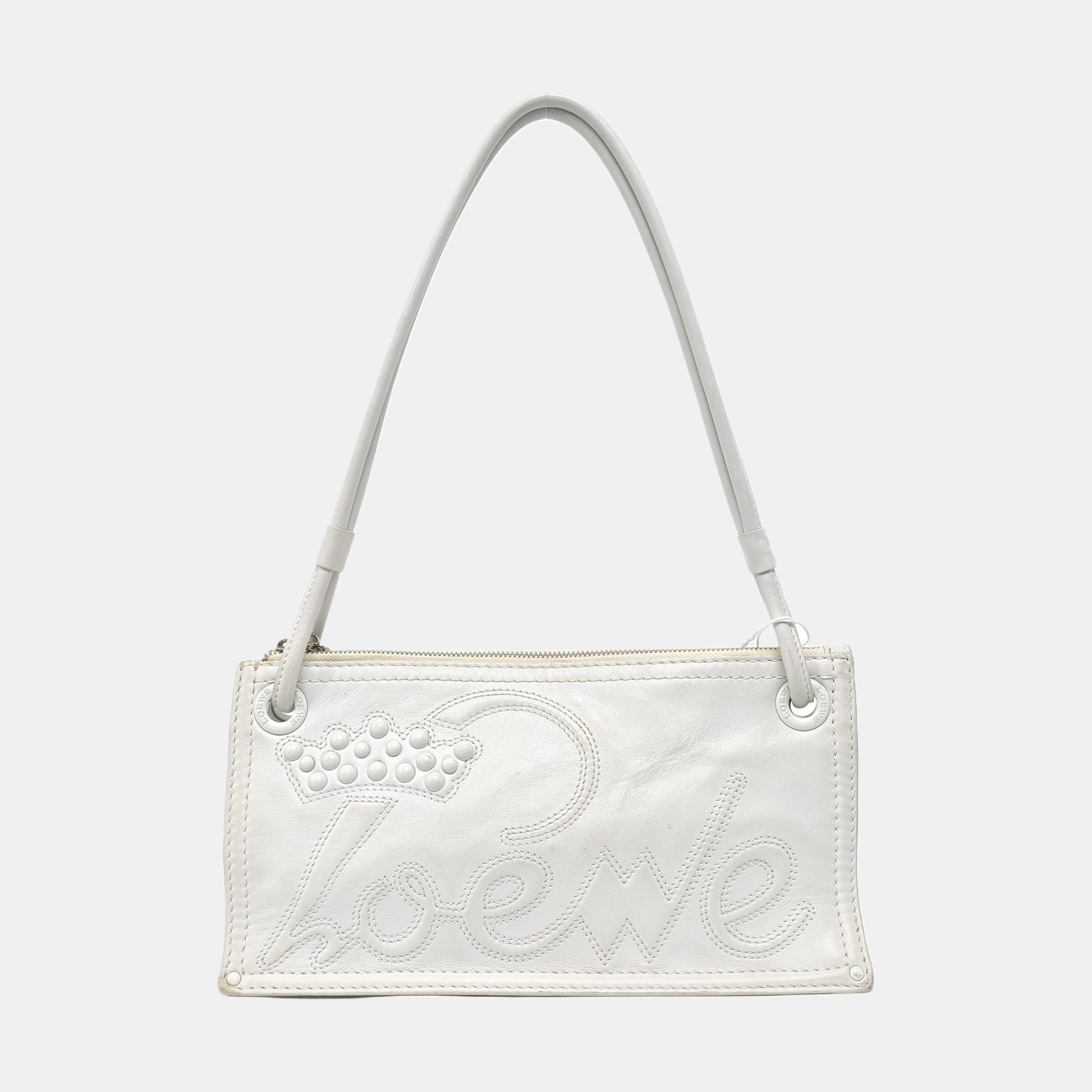 Quilted Calfskin White
