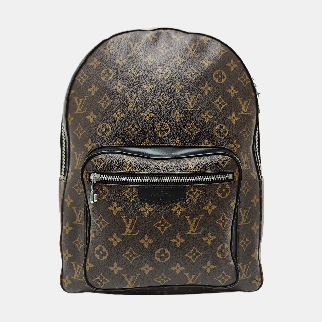 JOSH Monogram Coated Canvas Brown