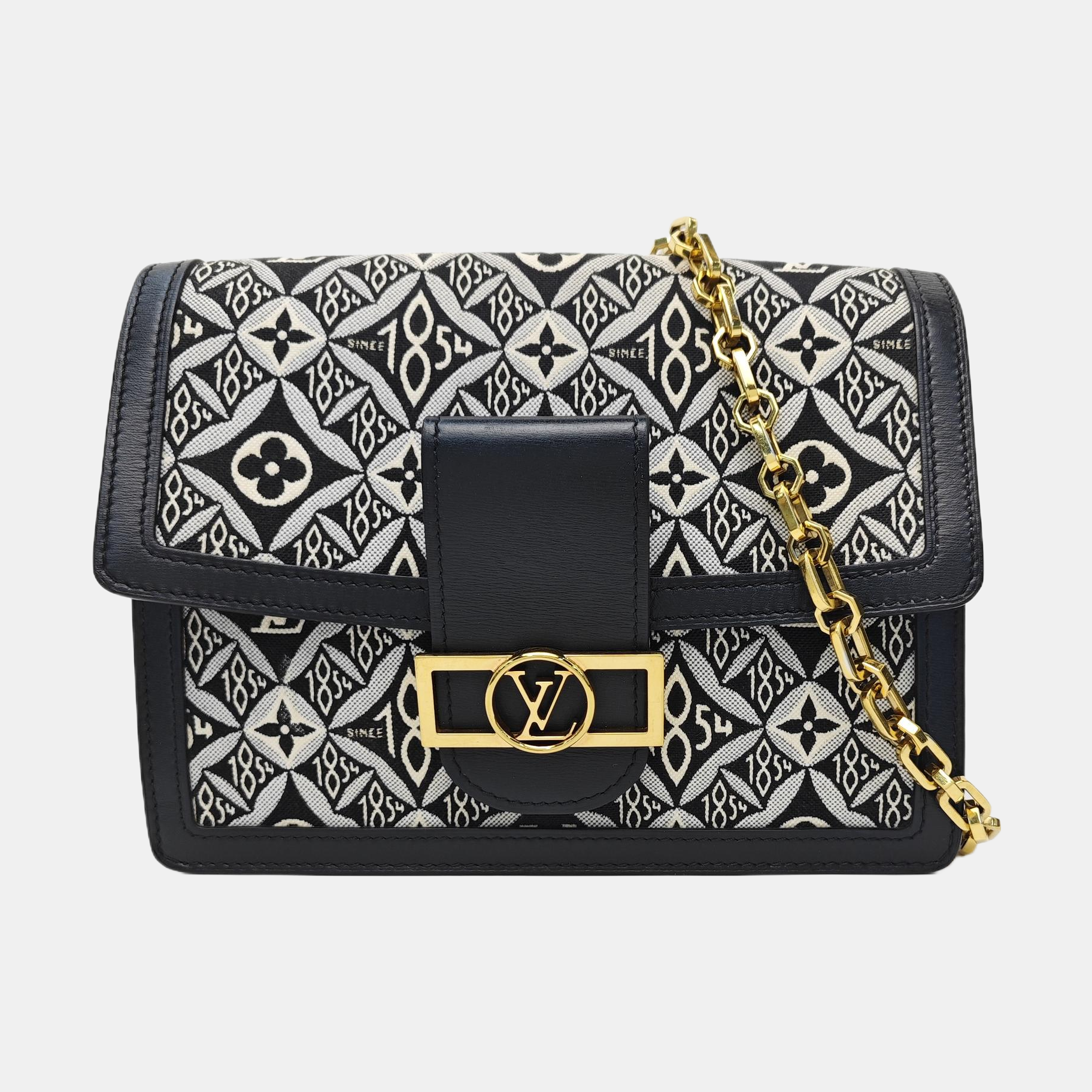 DAUPHINE MM Monogram Fabric Gray